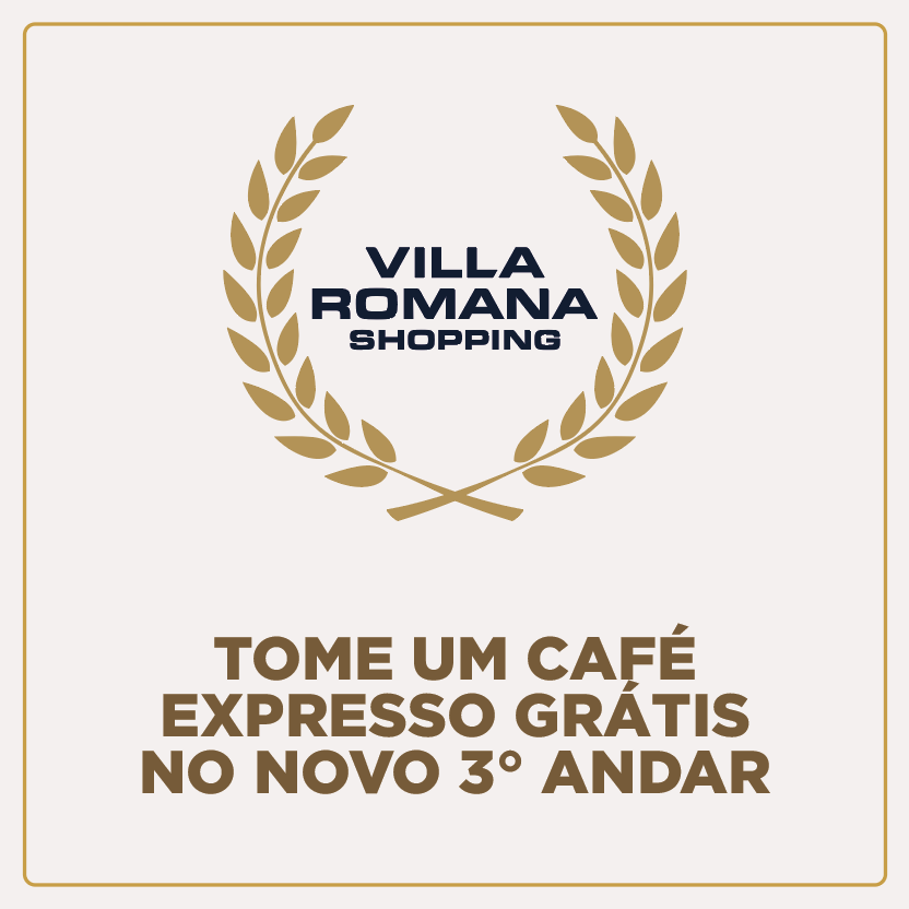 Tome um café expresso grátis no 3° andar!